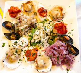 Mixed seafood starter, Italy