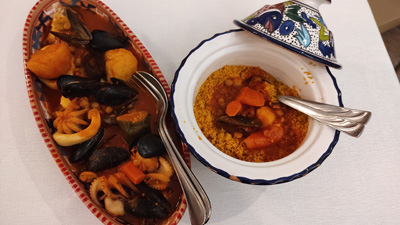 Seafood couscous