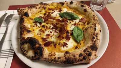 Pizza Sicily style