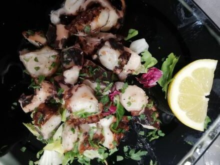 Octopus salad