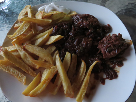 Carbonnade and chips