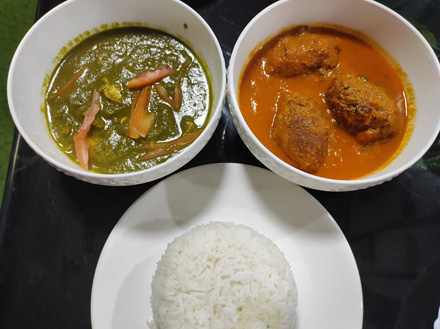 Curry and rice