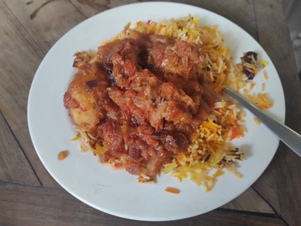 Chicken biryani