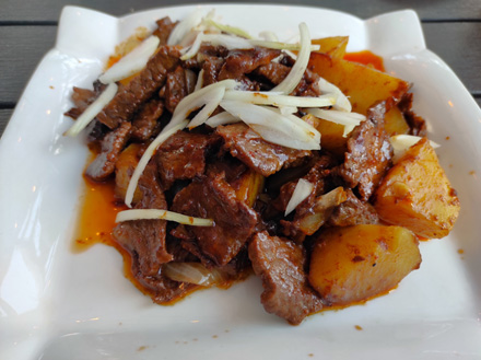 Kuurdak (lamb with onions & potatoes